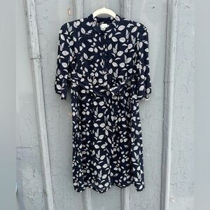 Willowmore botanical leaf tunic, size S/M